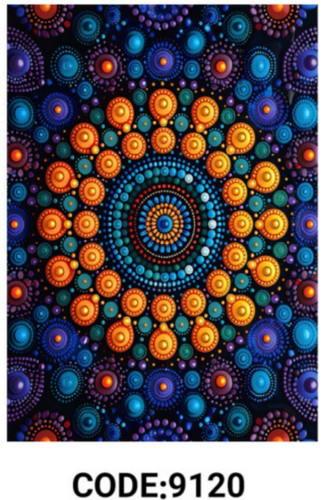 خرید ارزان فرشینه فانتزی فرشینه آفتاب کد9120مخمل شانل ترک استپدار