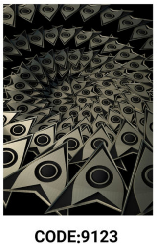 خرید ارزان فرشینه فانتزی فرشینه آفتاب کد9123مخمل شانل ترک استپدار