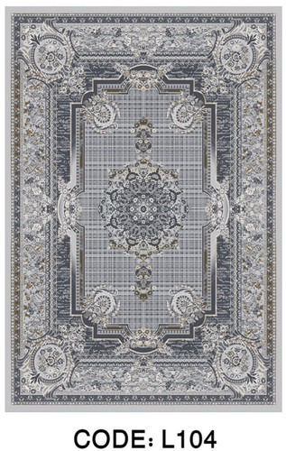 خرید ارزان فرشینه سنتی فرشینه آفتاب کد L104مخمل شانل ترک استپدار