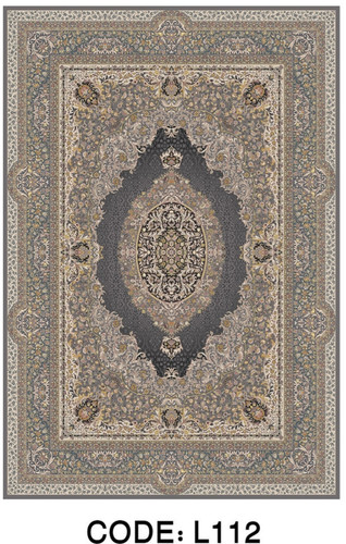 خرید ارزان فرشینه سنتی فرشینه آفتاب کد L112مخمل شانل ترک استپدار