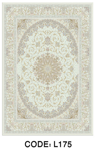 خرید ارزان فرشینه سنتی فرشینه آفتاب کد L175مخمل شانل ترک استپدار