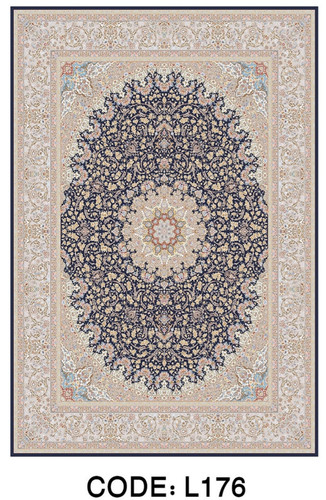 خرید ارزان فرشینه سنتی فرشینه آفتاب کد L176مخمل شانل ترک استپدار