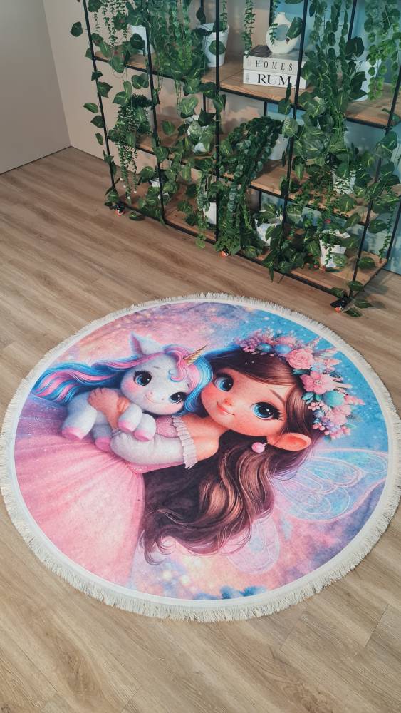 خرید آسان فرشینه اتاق کودک فرشینه آفتاب کدU430مخمل شانل ترک استپدار