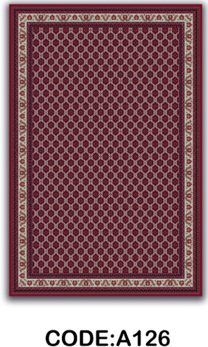 خرید ارزان فرشینه لاکی فرشینه آفتاب کد A126مخمل شانل ترک استپدار