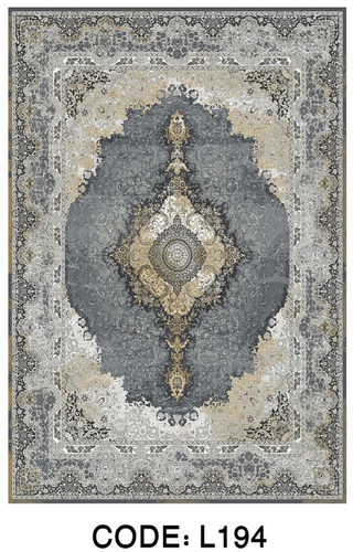 خرید ارزان فرشینه سنتی وینتیج فرشینه آفتاب کد L194مخمل شانل ترک استپدار