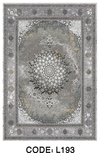 خرید ارزان فرشینه سنتی وینتیج فرشینه آفتاب کد L193مخمل شانل ترک استپدار