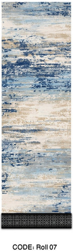 خرید ارزان فرش راهرو و کناره فرشینه آفتاب کدRoll07مخمل شانل ترک استپدار