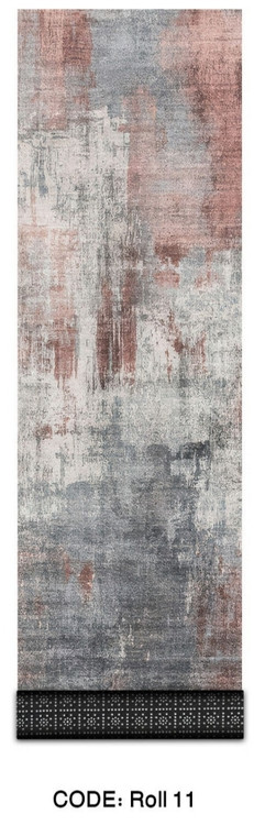 خرید ارزان فرش راهرو و کناره فرشینه آفتاب کدRoll11مخمل شانل ترک استپدار