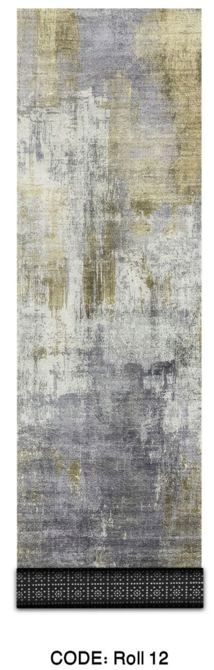 خرید ارزان فرش راهرو و کناره فرشینه آفتاب کدRoll12مخمل شانل ترک استپدار