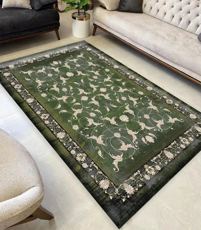 خرید آسان روفرشی کشدار آفتاب اصفهان کد8169پارچه مخمل شانل ترک