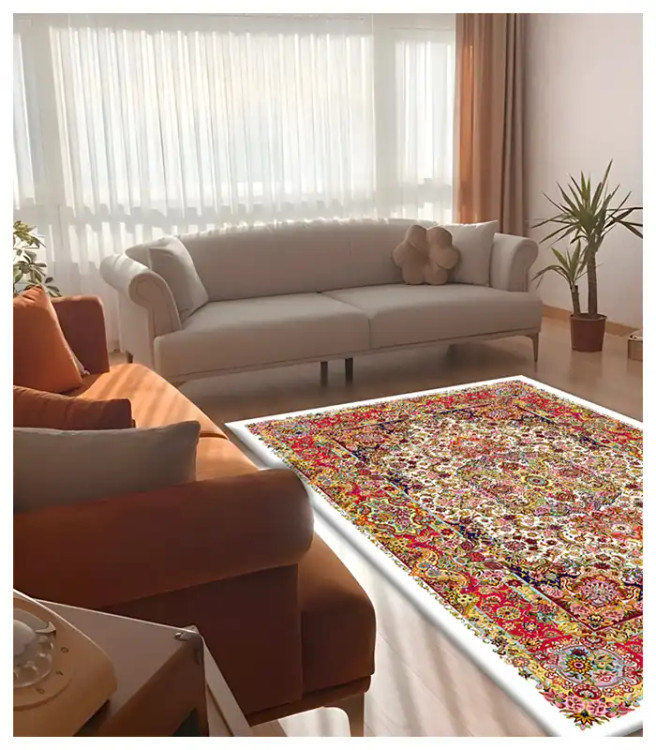 قیمت مناسب روفرشی کشدار آفتاب اصفهان کد4004پارچه مخمل شانل صادراتی