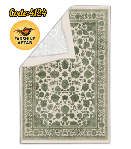 خرید ارزان روفرشی کشدار آفتاب اصفهان کد4124پارچه مخمل شانل صادراتی