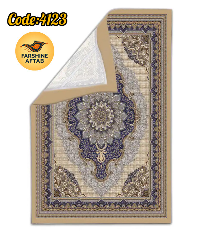 خرید ارزان روفرشی کشدار آفتاب اصفهان کد4123پارچه مخمل شانل صادراتی