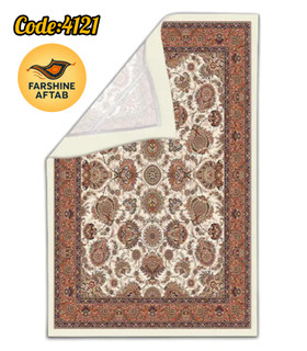 خرید ارزان روفرشی کشدار آفتاب اصفهان کد4121پارچه مخمل شانل صادراتی