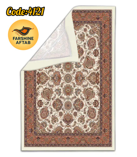 خرید ارزان روفرشی کشدار آفتاب اصفهان کد4121پارچه مخمل شانل صادراتی