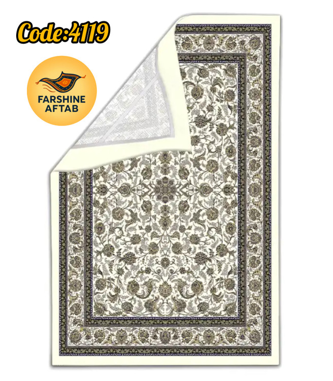 خرید ارزان روفرشی کشدار آفتاب اصفهان کد4119پارچه مخمل شانل صادراتی