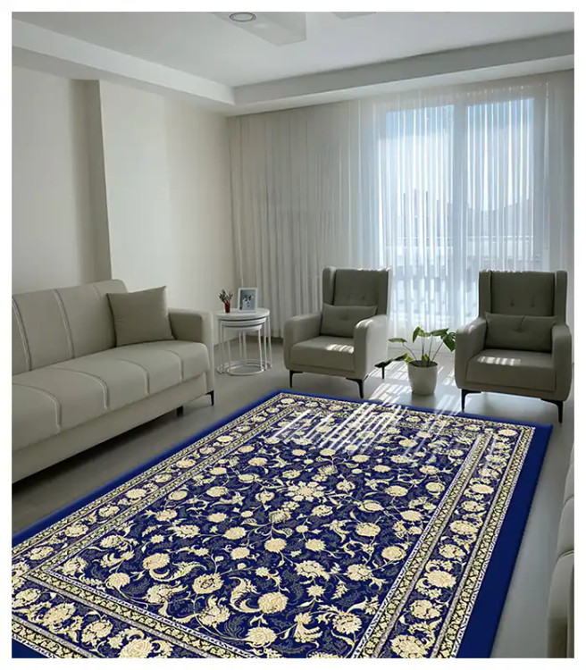 خرید آسان روفرشی کشدار آفتاب اصفهان کد4118پارچه مخمل شانل صادراتی