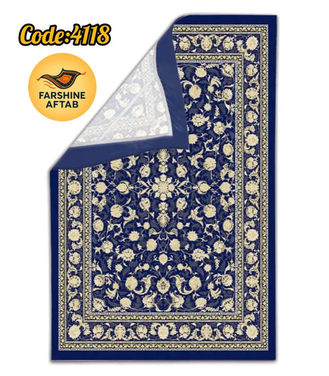 خرید ارزان روفرشی کشدار آفتاب اصفهان کد4118پارچه مخمل شانل صادراتی