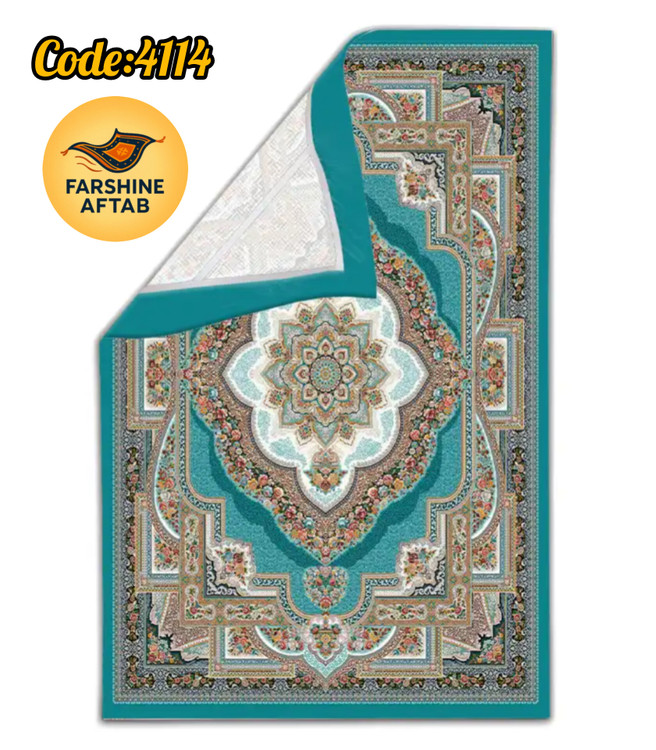 خرید ارزان روفرشی کشدار آفتاب اصفهان کد4114پارچه مخمل شانل صادراتی