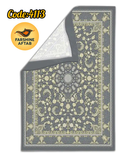 خرید ارزان روفرشی کشدار آفتاب اصفهان کد4113پارچه مخمل شانل صادراتی
