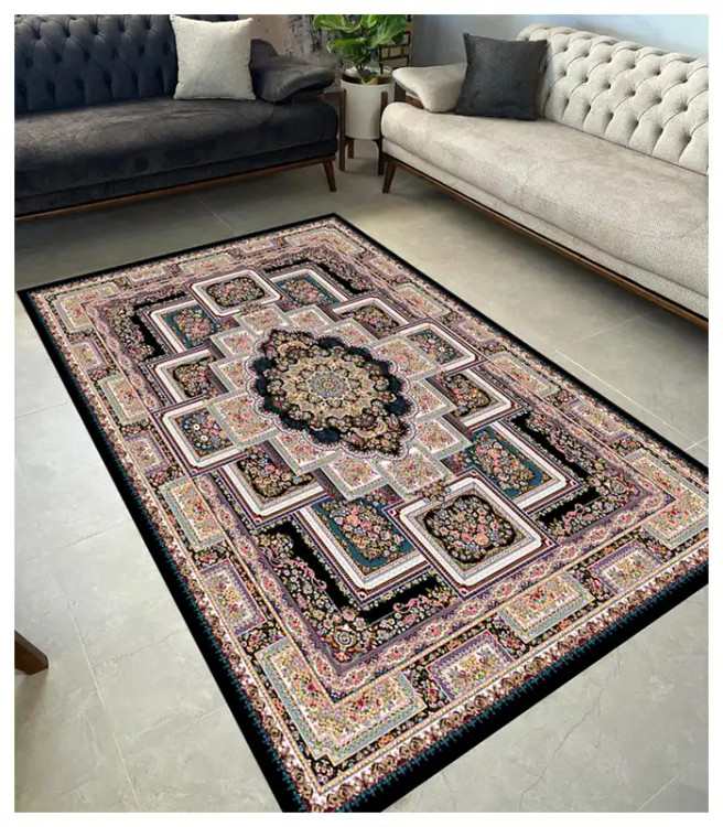 خرید آسان روفرشی کشدار آفتاب اصفهان کد4109پارچه مخمل شانل صادراتی