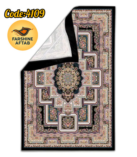 خرید ارزان روفرشی کشدار آفتاب اصفهان کد4109پارچه مخمل شانل صادراتی