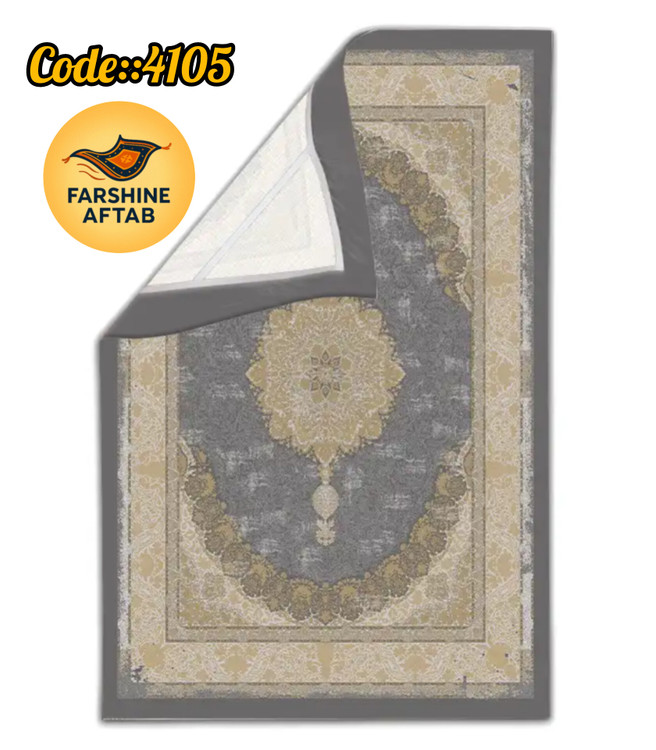 خرید ارزان روفرشی کشدار آفتاب اصفهان کد4105پارچه مخمل شانل صادراتی