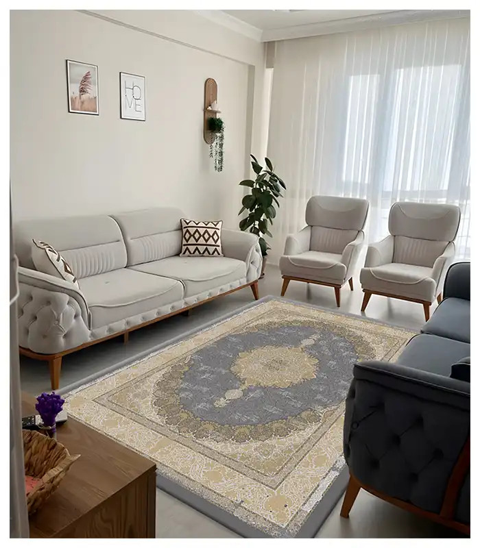 خرید آسان روفرشی کشدار آفتاب اصفهان کد4105پارچه مخمل شانل صادراتی