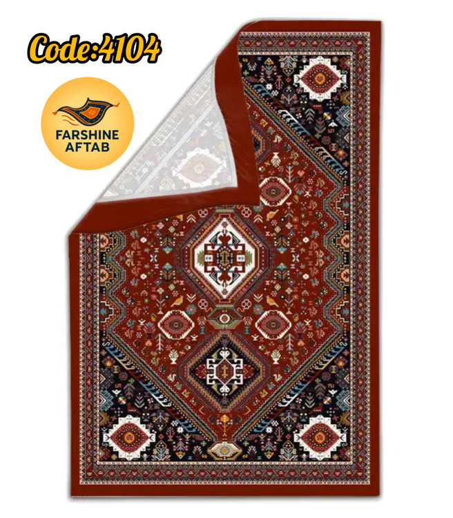 خرید ارزان روفرشی کشدار آفتاب اصفهان کد4104پارچه مخمل شانل صادراتی