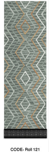 خرید ارزان فرش راهرو و کناره فرشینه آفتاب کدRoll121مخمل شانل استپدار