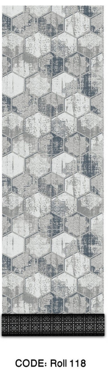 خرید ارزان فرش راهرو و کناره فرشینه آفتاب کدRoll118مخمل شانل استپدار