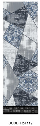 خرید ارزان فرش راهرو و کناره فرشینه آفتاب کدRoll119مخمل شانل استپدار