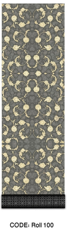 خرید ارزان فرش راهرو و کناره فرشینه آفتاب کدRoll100مخمل شانل استپدار