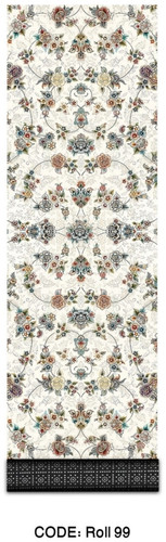 خرید ارزان فرش راهرو و کناره فرشینه آفتاب کدRoll99مخمل شانل استپدار