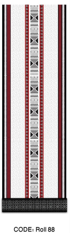 خرید ارزان فرش راهرو و کناره فرشینه آفتاب کدRoll88مخمل شانل استپدار