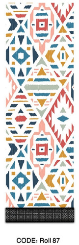 خرید ارزان فرش راهرو و کناره فرشینه آفتاب کدRoll87مخمل شانل استپدار