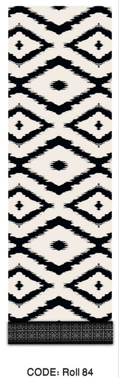 خرید ارزان فرش راهرو و کناره فرشینه آفتاب کدRoll84مخمل شانل استپدار