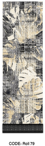 خرید ارزان فرش راهرو و کناره فرشینه آفتاب کدRoll79مخمل شانل استپدار