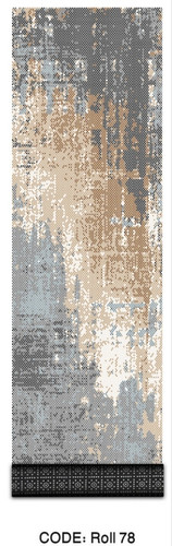 خرید ارزان فرش راهرو و کناره فرشینه آفتاب کدRoll78مخمل شانل استپدار