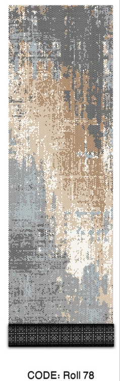 خرید ارزان فرش راهرو و کناره فرشینه آفتاب کدRoll78مخمل شانل استپدار