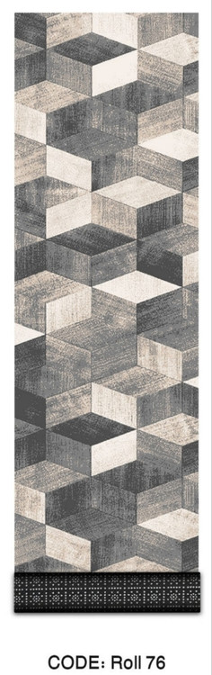 خرید ارزان فرش راهرو و کناره فرشینه آفتاب کدRoll76مخمل شانل استپدار