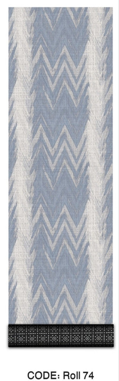 خرید ارزان فرش راهرو و کناره فرشینه آفتاب کدRoll74مخمل شانل استپدار