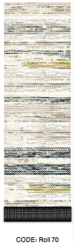 خرید ارزان فرش راهرو و کناره فرشینه آفتاب کدRoll70مخمل شانل استپدار