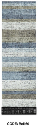 خرید ارزان فرش راهرو و کناره فرشینه آفتاب کدRoll69مخمل شانل استپدار