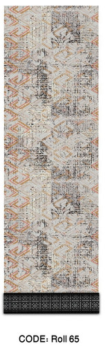 خرید ارزان فرش راهرو و کناره فرشینه آفتاب کدRoll65مخمل شانل استپدار