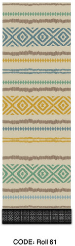 خرید ارزان فرش راهرو و کناره فرشینه آفتاب کدRoll61مخمل شانل استپدار
