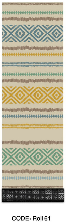 خرید ارزان فرش راهرو و کناره فرشینه آفتاب کدRoll61مخمل شانل استپدار