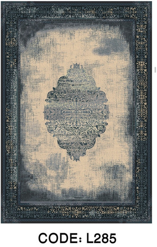 خرید ارزان فرشینه وینتیج فرشینه آفتاب کد L285مخمل شانل استپدار