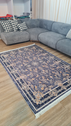 خرید ارزان فرشینه افشان فرشینه آفتاب کد U49مخمل شانل استپدار