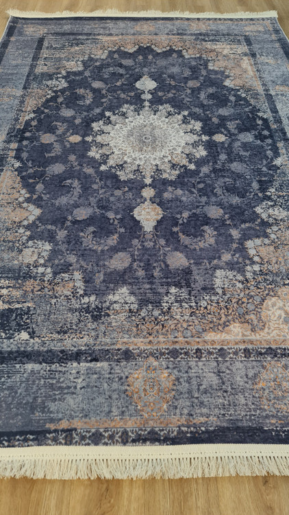 خرید ارزان فرشینه ترنجدار فرشینه آفتاب کدL560مخمل شانل استپدار